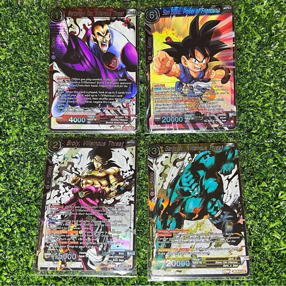 DRAGON BALL SUPER TCG FIGHTER'S AMBITION Cards Lot